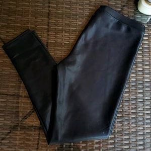 Faux leather leggings